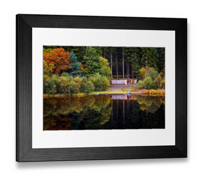 Framed Print : The Canoe Shed