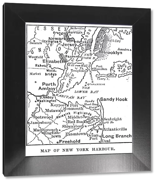 Map of New York Harbour