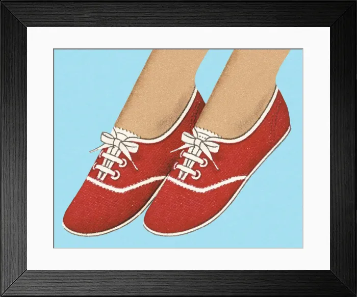 Framed Print : Pair of Shoes Framed Print : Pair of Shoes