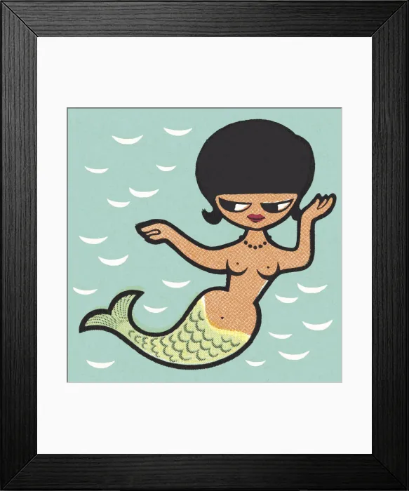 Framed Print : Mermaid Framed Print : Mermaid