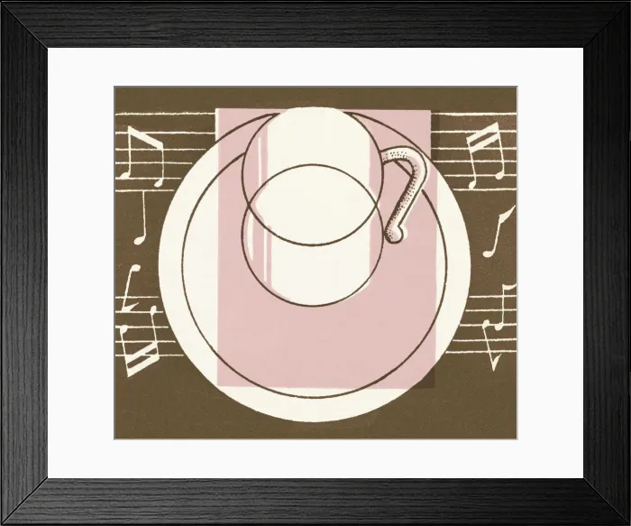 Framed Print : Cup and Saucer Framed Print : Cup and Saucer