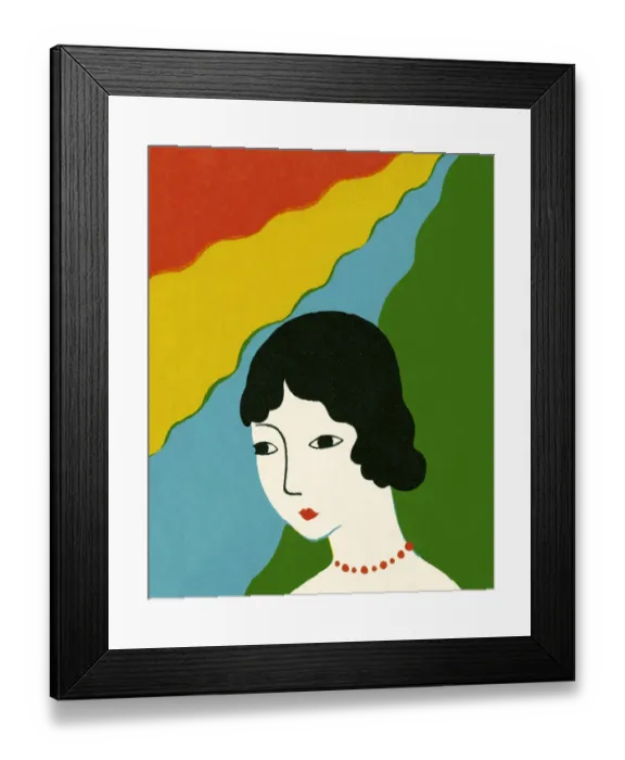 Framed Print : Portrait of a Woman