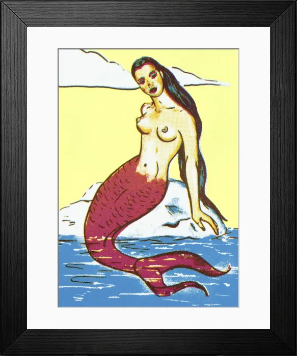 Framed Print : Mermaid Framed Print : Mermaid