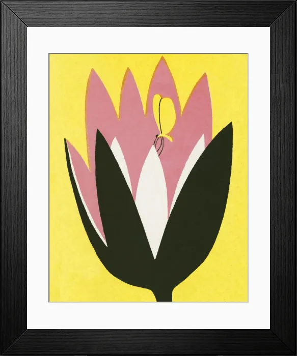 Framed Print : Flower and Insect Framed Print : Flower and Insect