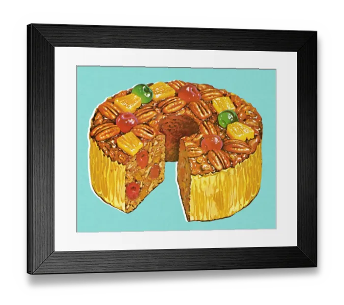 Framed Print : Fruitcake Framed Print : Fruitcake