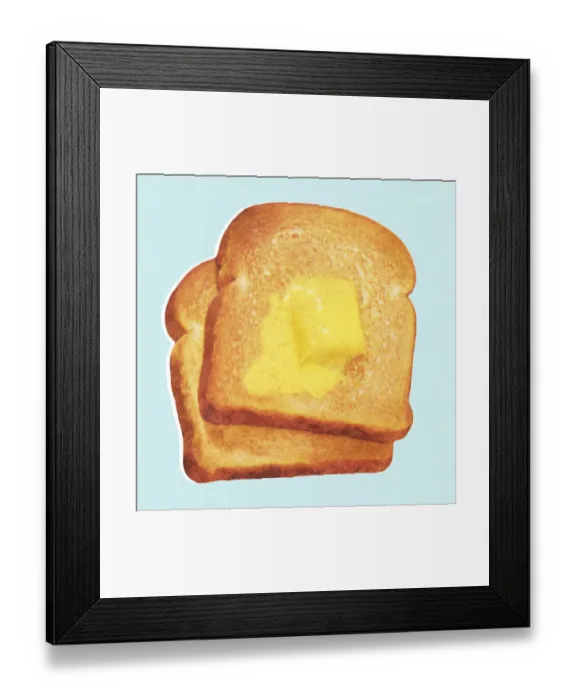 Framed Print : Toast Framed Print : Toast