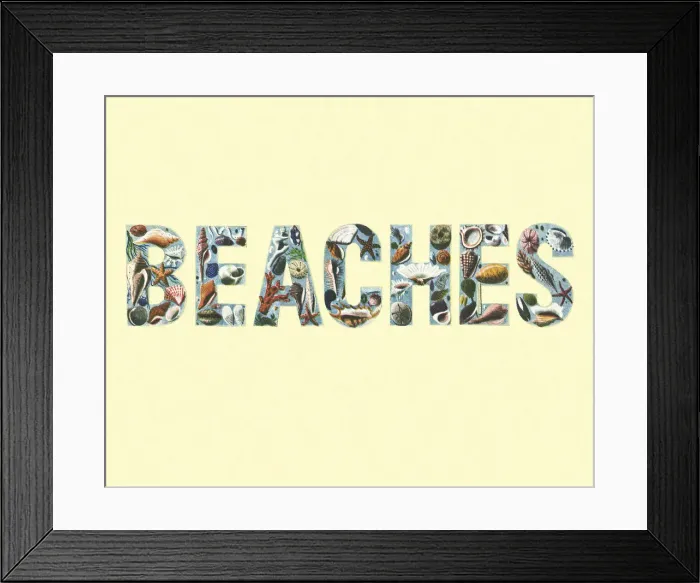 Framed Print : Beaches