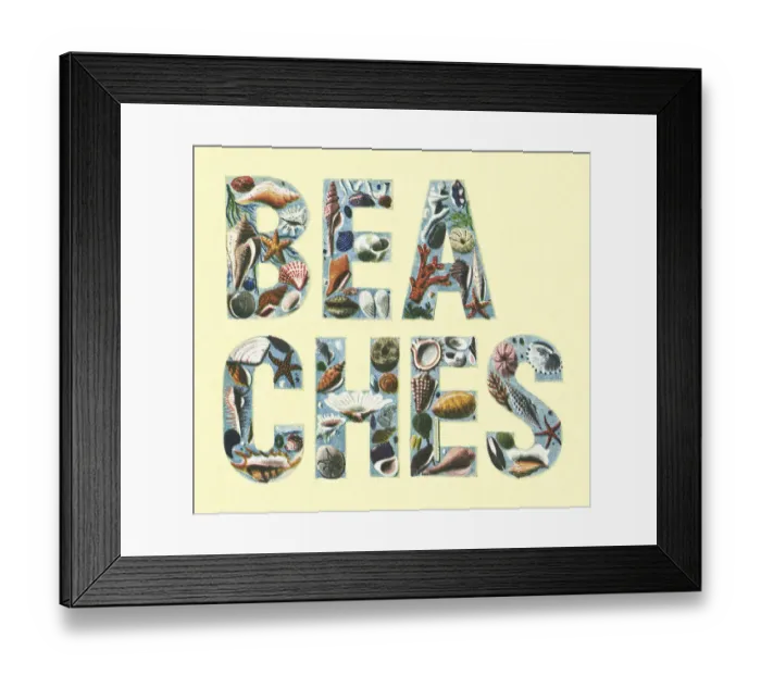 Framed Print : Beaches Framed Print : Beaches
