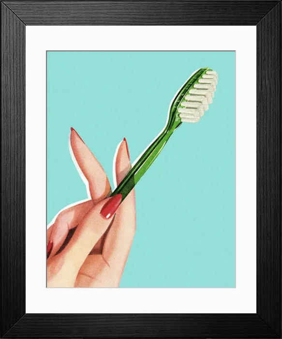 Framed Print : Toothbrush Framed Print : Toothbrush
