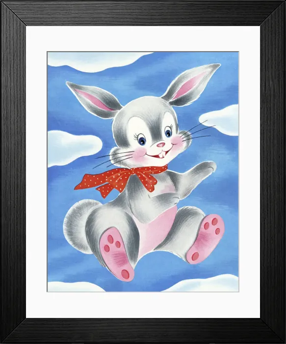 Framed Print : Rabbit in the Sky