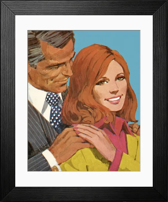 Framed Print : Happy Couple Framed Print : Happy Couple
