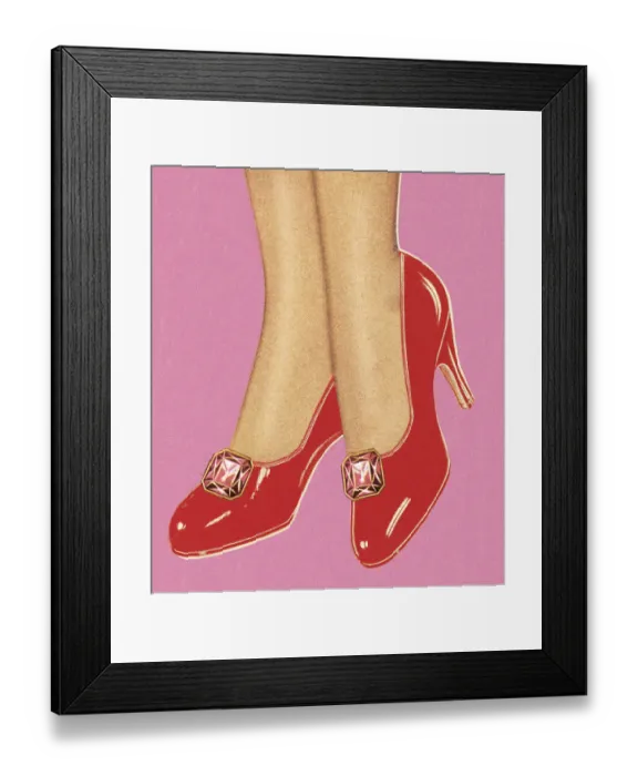 Framed Print : Fashion Shoes Framed Print : Fashion Shoes