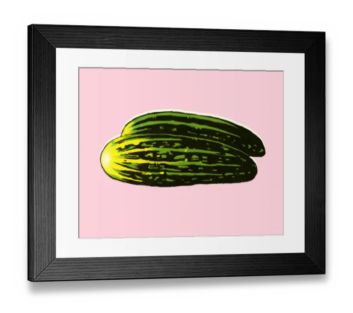 Framed Print : Cucumbers Framed Print : Cucumbers