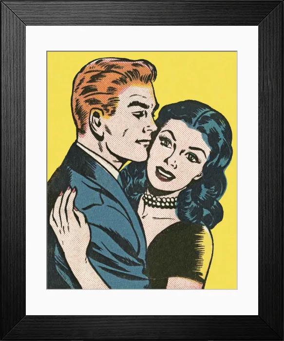 Framed Print : Happy Couple Framed Print : Happy Couple