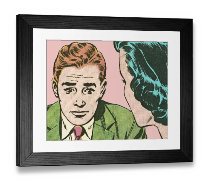 Framed Print : Sad Couple Framed Print : Sad Couple