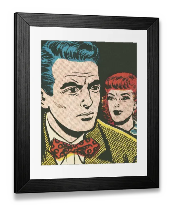 Framed Print : Angry Couple Framed Print : Angry Couple