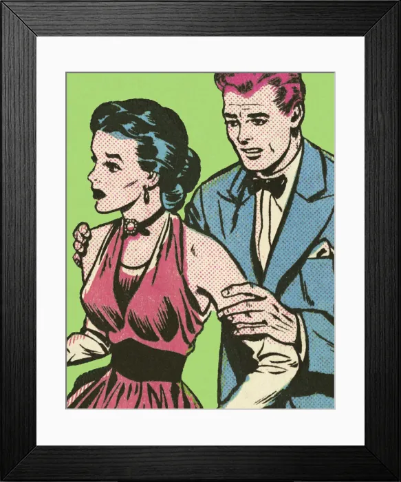 Framed Print : Couple Framed Print : Couple