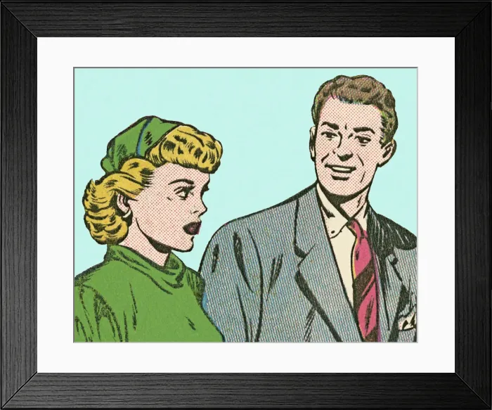 Framed Print : Couple Framed Print : Couple