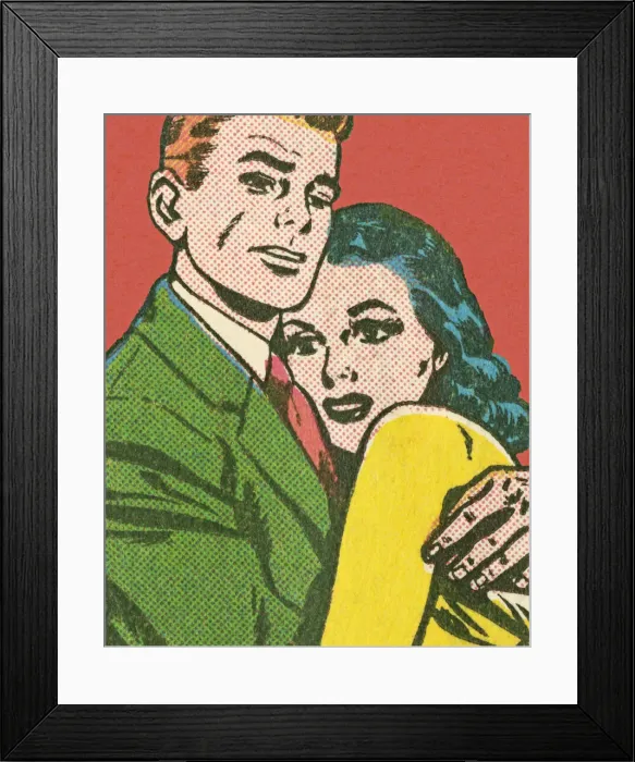 Framed Print : Couple Hugging Framed Print : Couple Hugging