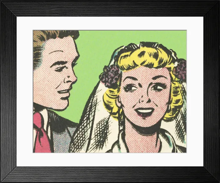 Framed Print : Wedding Couple Framed Print : Wedding Couple