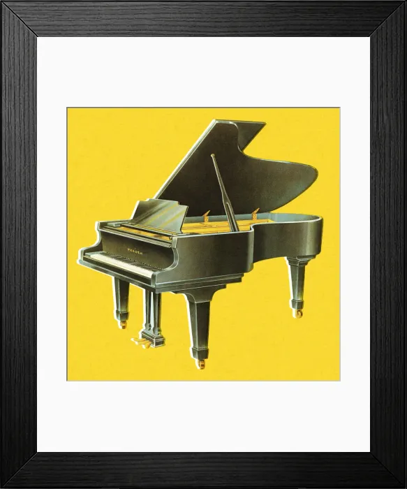 Framed Print : Grand Piano Framed Print : Grand Piano