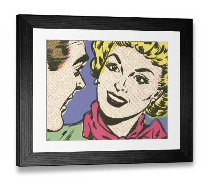 Framed Print : Closeup of a Couple Framed Print : Closeup of a Couple