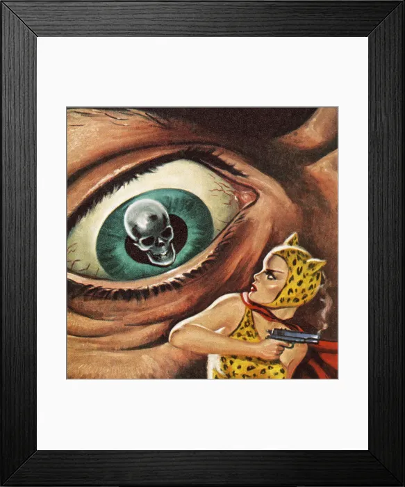 Framed Print : Giant Skull Eye Framed Print : Giant Skull Eye