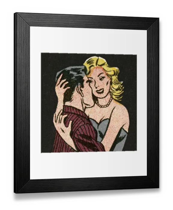 Framed Print : Couple Hugging Framed Print : Couple Hugging