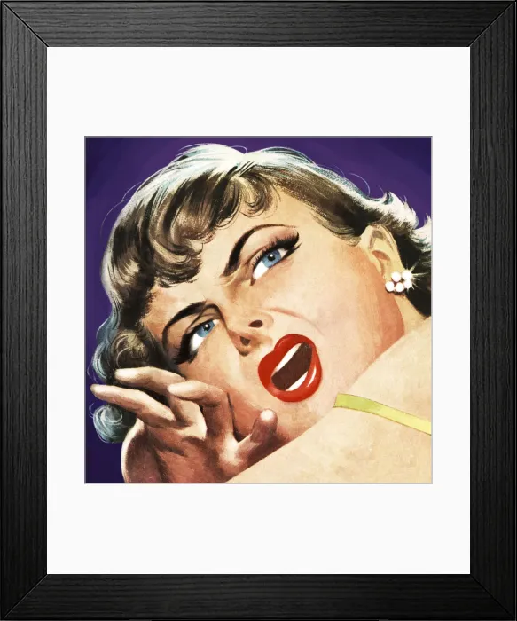 Framed Print : Closeup of a Woman Framed Print : Closeup of a Woman