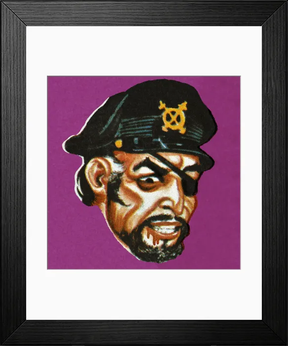 Framed Print : Face of a Pirate Framed Print : Face of a Pirate