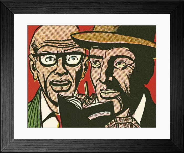 Framed Print : Two Men Framed Print : Two Men