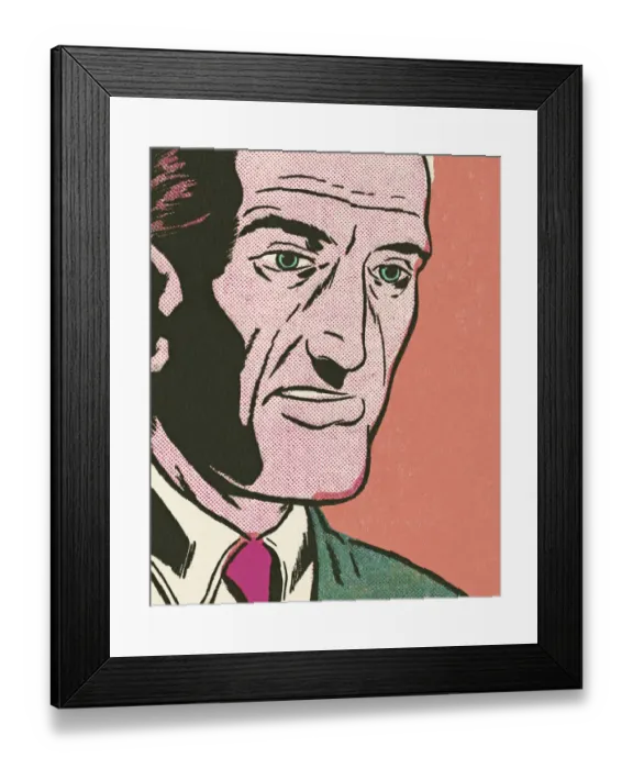 Framed Print : Closeup of a Man Framed Print : Closeup of a Man