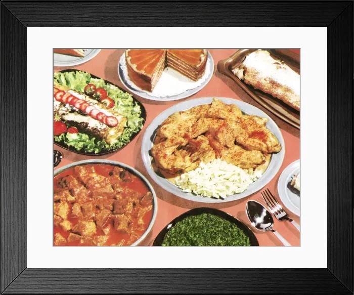 Framed Print : Dinner Framed Print : Dinner