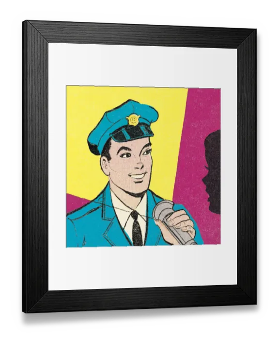 Framed Print : Police Officer Framed Print : Police Officer