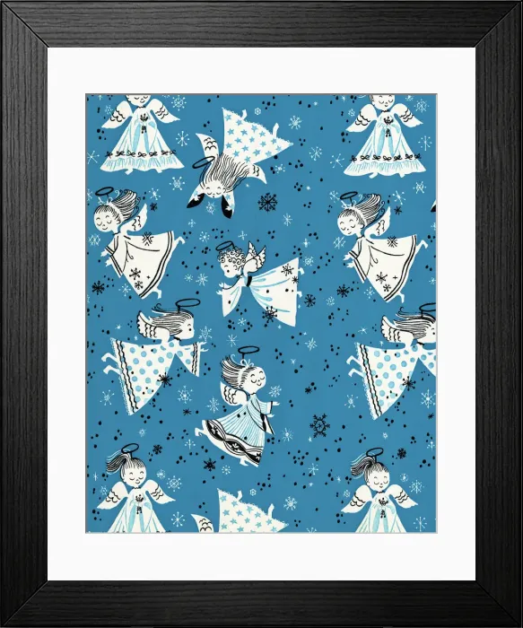 Framed Print : Pattern of Angels Framed Print : Pattern of Angels