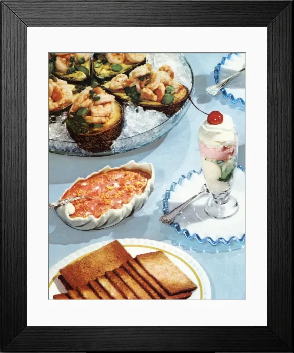 Framed Print : Dinner