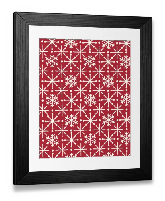 Framed Print : Red Pattern Framed Print : Red Pattern