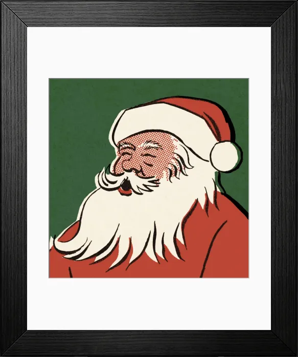 Framed Print : Santa Claus Framed Print : Santa Claus