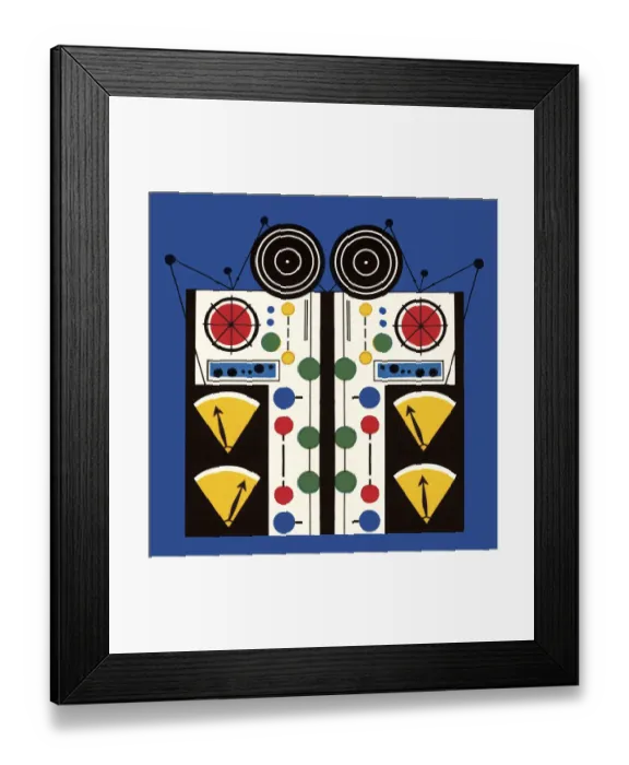 Framed Print : Abstract Machine with Gauges and Knobs Framed Print : Abstract Machine with Gauges and Knobs