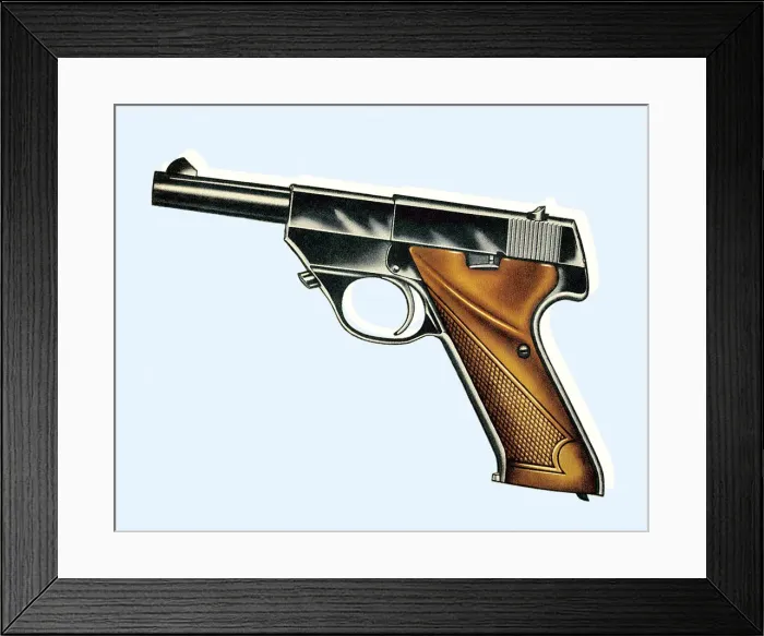 Framed Print : Handgun Framed Print : Handgun