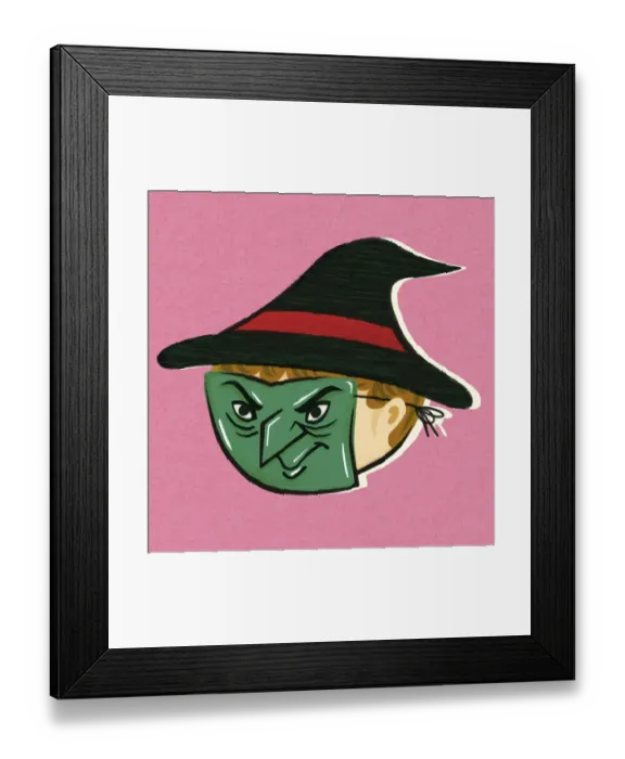 Framed Print : Witch Costume Framed Print : Witch Costume
