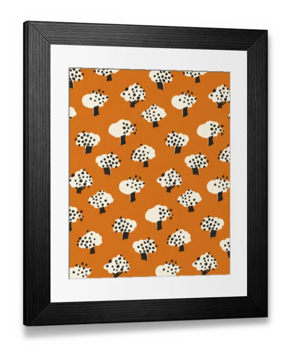 Framed Print : Pattern of Trees Framed Print : Pattern of Trees
