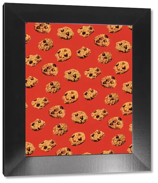 Pattern of Chocolate Chip Cookies