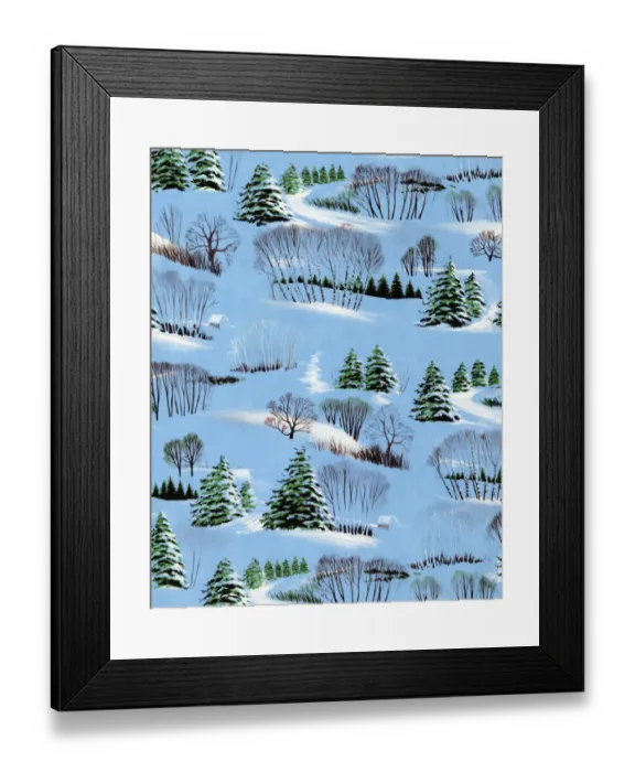 Framed Print : Landscape Pattern Framed Print : Landscape Pattern