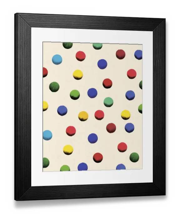 Framed Print : Pattern of Dots Framed Print : Pattern of Dots