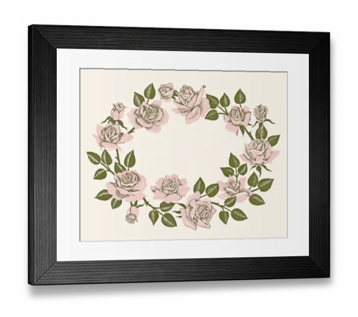 Framed Print : Ring of Roses Framed Print : Ring of Roses