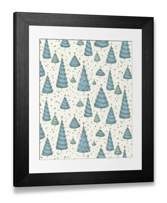Framed Print : Christmas Pattern Framed Print : Christmas Pattern