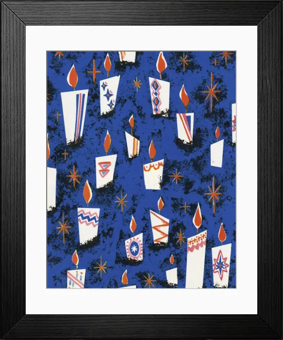 Framed Print : Candle Pattern Framed Print : Candle Pattern