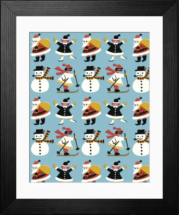 Framed Print : Christmas Pattern Framed Print : Christmas Pattern