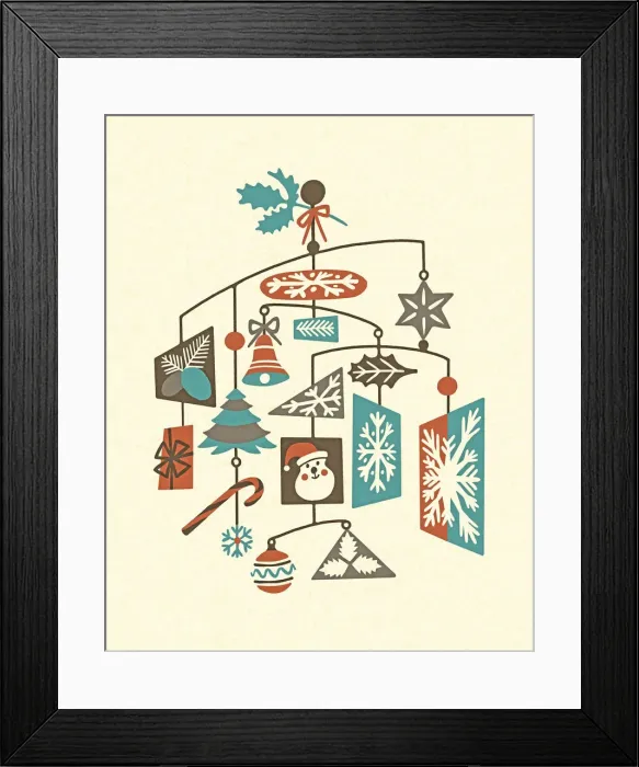 Framed Print : Christmas Mobile Framed Print : Christmas Mobile